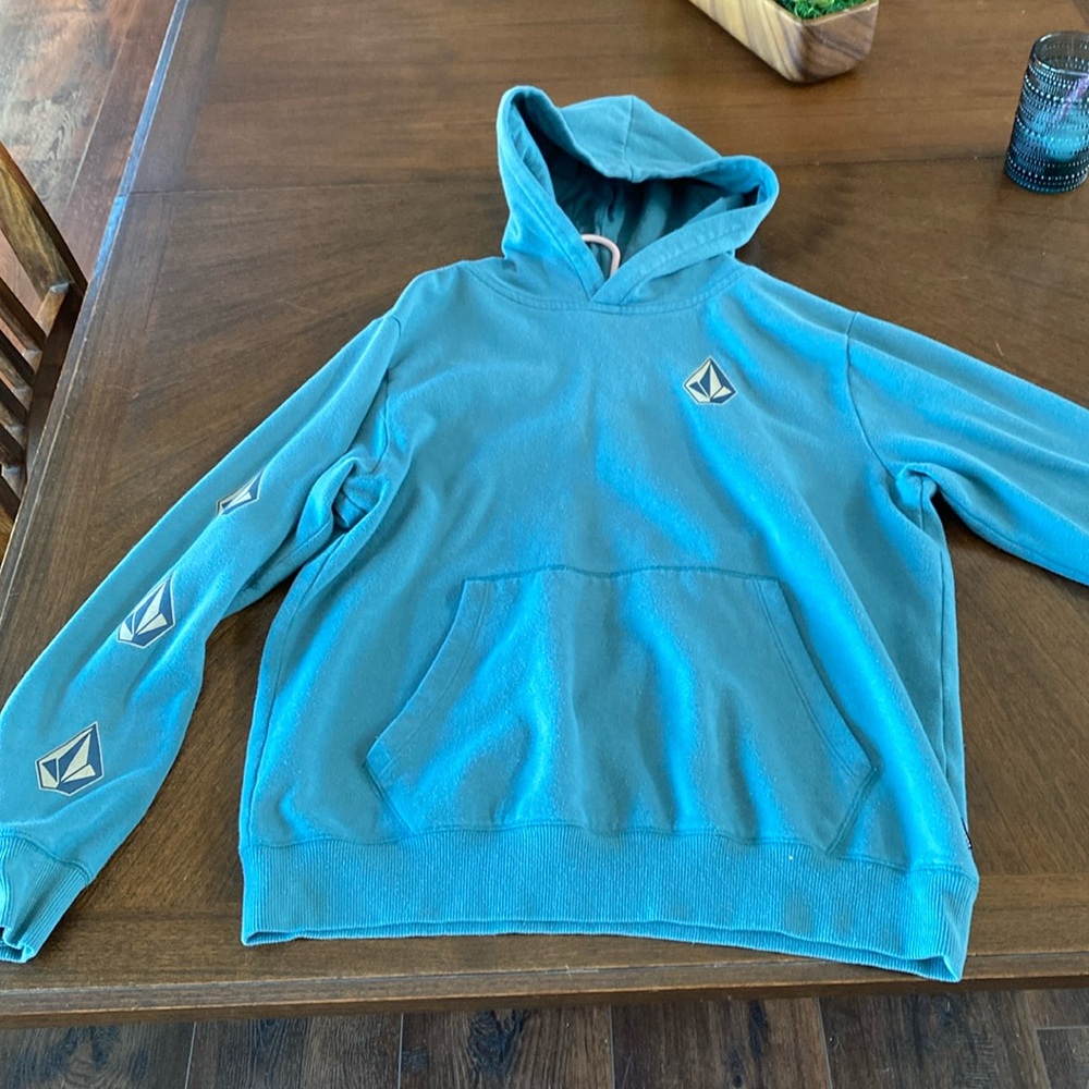 Volcom, SIZE XL KIDS, teal.